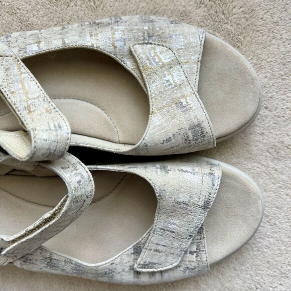 Wolky Multu Picasso Crash Multi White Adjustable Sandals EU 38 US 7 Comfort - Picture 7 of 16